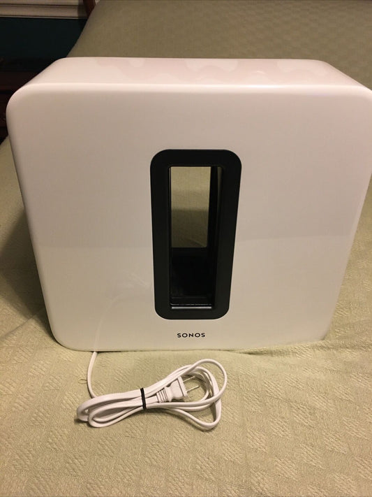 Used - SONOS SUB GEN 2 WIRELESS WHITE W/ POWER CABLE