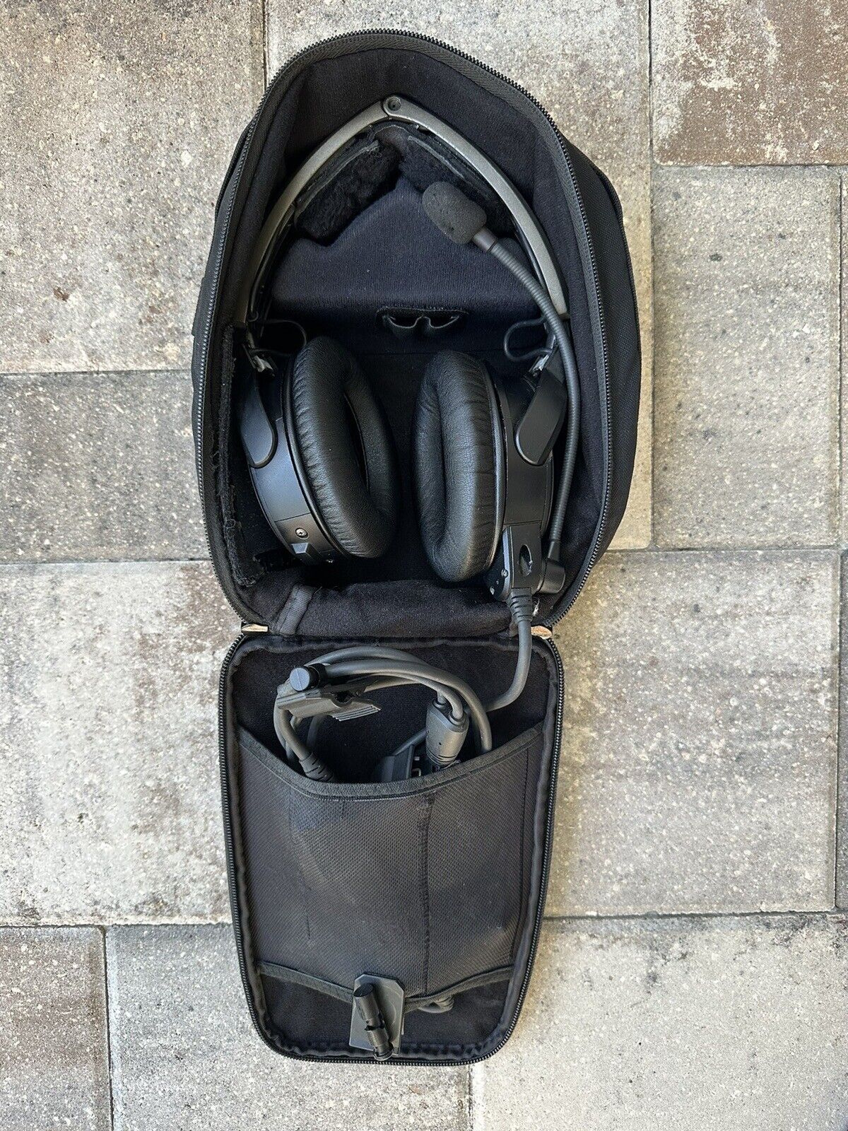 Used- Bose A20 Aviation Headset with Dual Cable plus Case